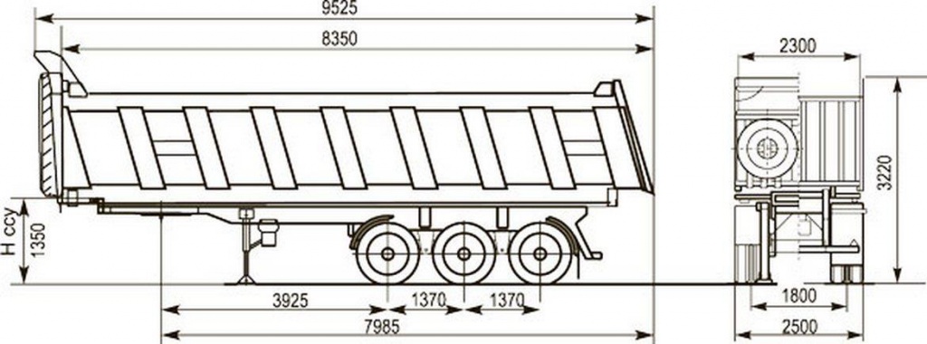 Напівпричіп МАЗ-953000-017 Напівпричіп МАЗ-953000-017