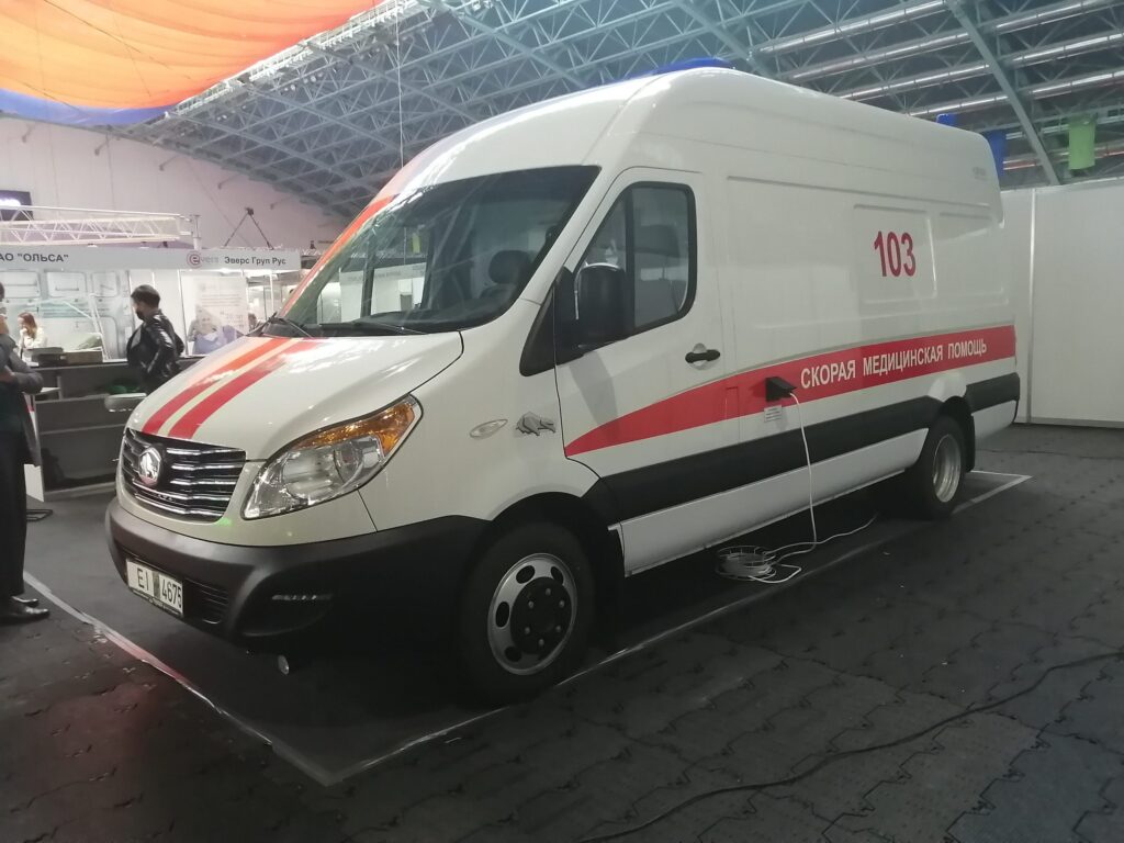 МАЗ представив автомобіль швидкої допомоги на виставці “ОХОРОНА ЗДОРОВ’Я-2021”