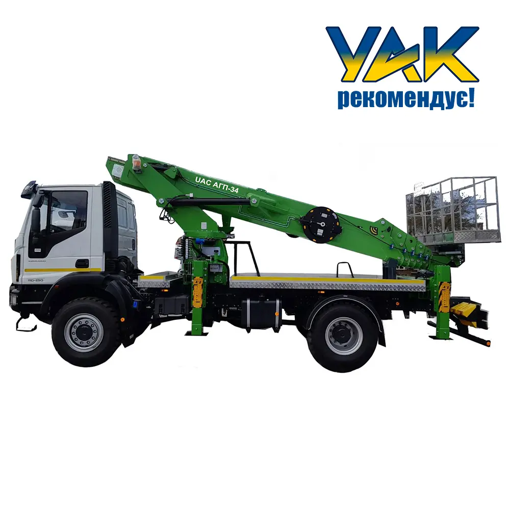 Автовышка UAC АГП-34 на базе IVECO Eurocargo