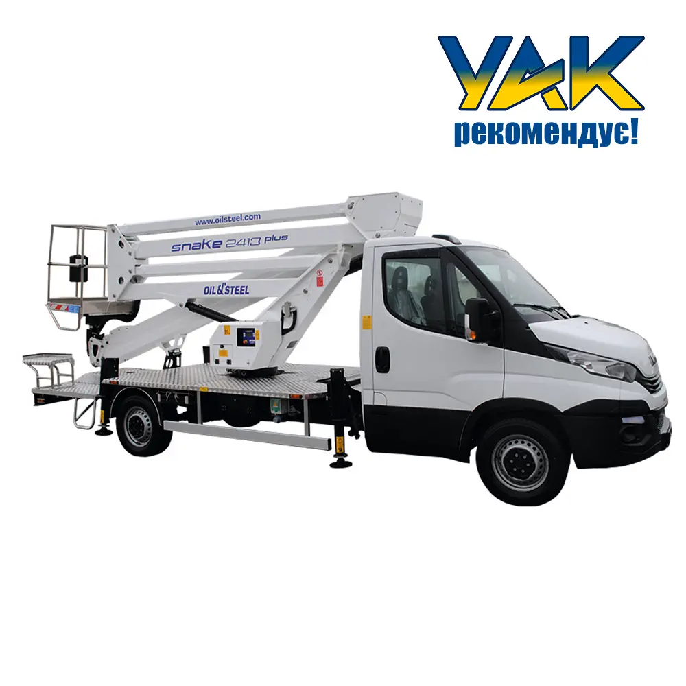 Автовышка УАК АГП-24 Oil&Steel Snake 2413 на базе IVECO Daily 60C16