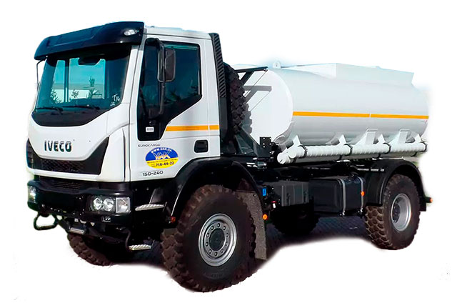 Автотопливозаправщик UAC AПЗ-8М2 на IVECO Eurocargo ML150E24WS 4x4