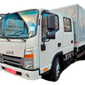 Бортовий автомобіль UAC АБ-6 на JAC N56 DC тент