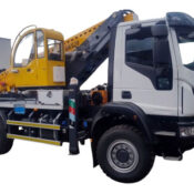 Автовишка UAC АГП-28 на IVECO Eurocargo ML110 (4X4), кабіна, люлька пластик